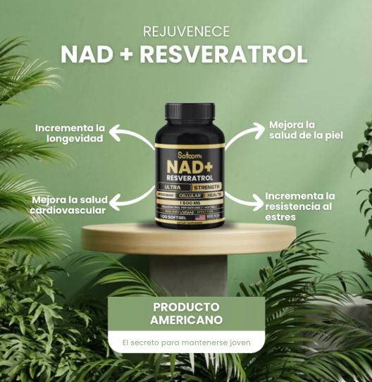 NAD PLUS y RESVERATROL X 100 Softgels