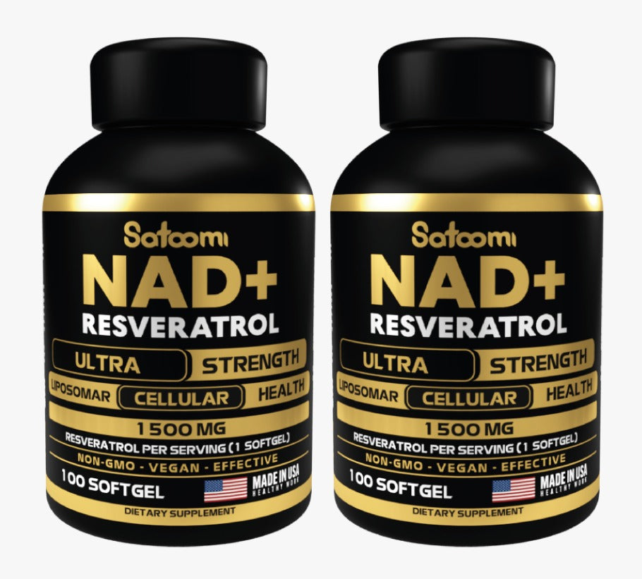 NAD PLUS y RESVERATROL X 100 Softgels X COMBO 2 Und