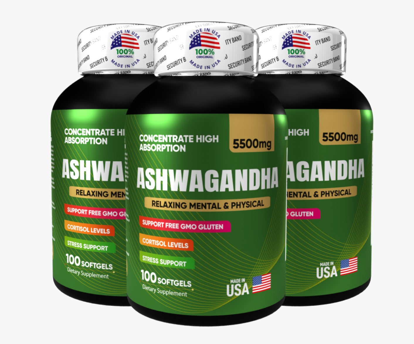 ASHWAGANDHA            COMBO X 3 Unidades